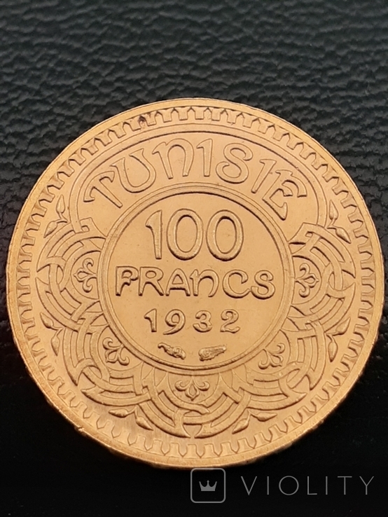 100 франков 1932. Тунис., фото №8