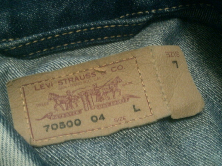 Levis - фирменная джинс куртка разм.L, photo number 9