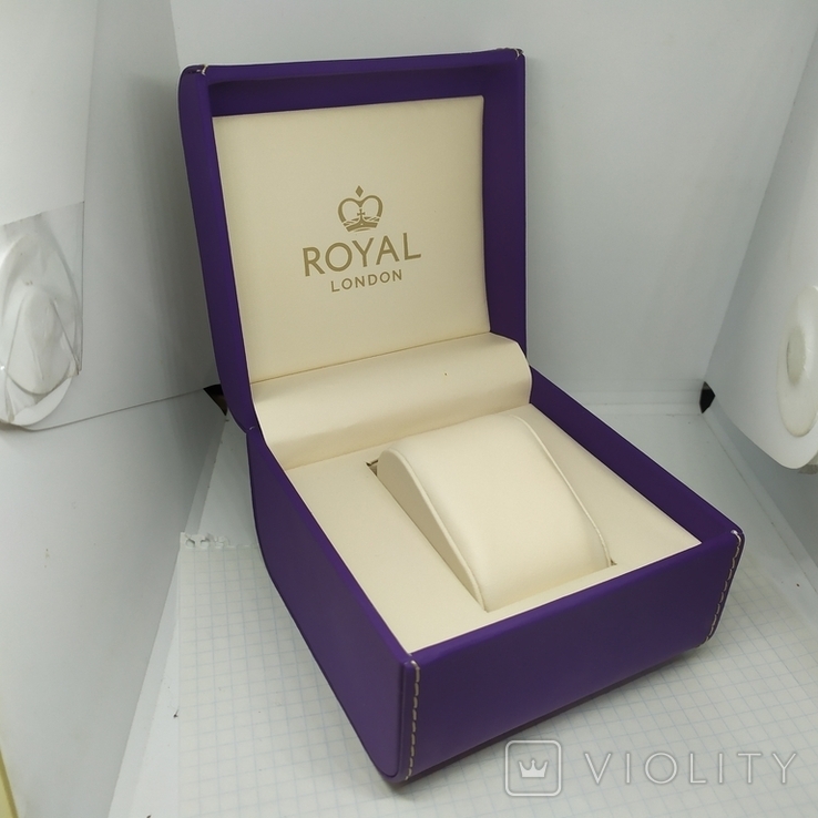 Коробка для годинників Royal London. 110х110х85мм, фото №2