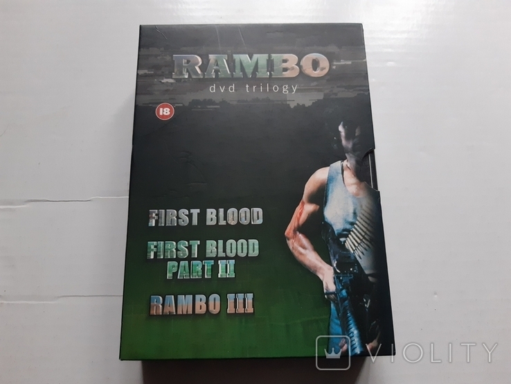 RAMBO dvd trilogy Box Set, фото №2
