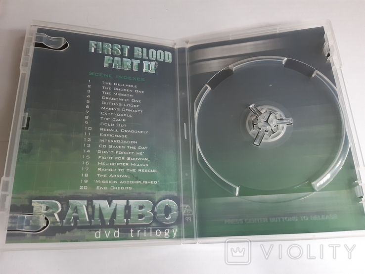 RAMBO dvd trilogy Box Set, фото №9