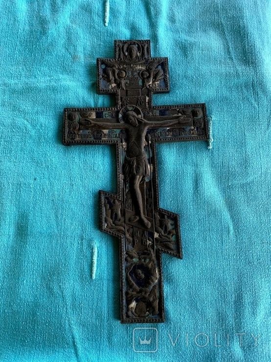 Большой киотный старообрядческий крест 37*19, фото №2