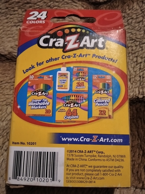 Карандаши цветные Crayons 24 шт, numer zdjęcia 4