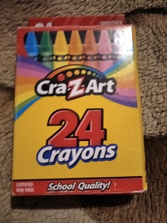 Карандаши цветные Crayons 24 шт, фото №5