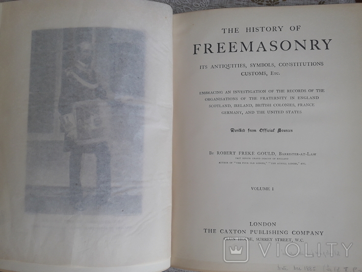 The history of freemasonry R.F. Gould - история масонства в 6 томах, фото №4