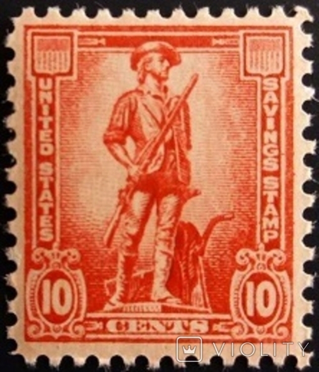 США 1942 г., Минитмен, MNH