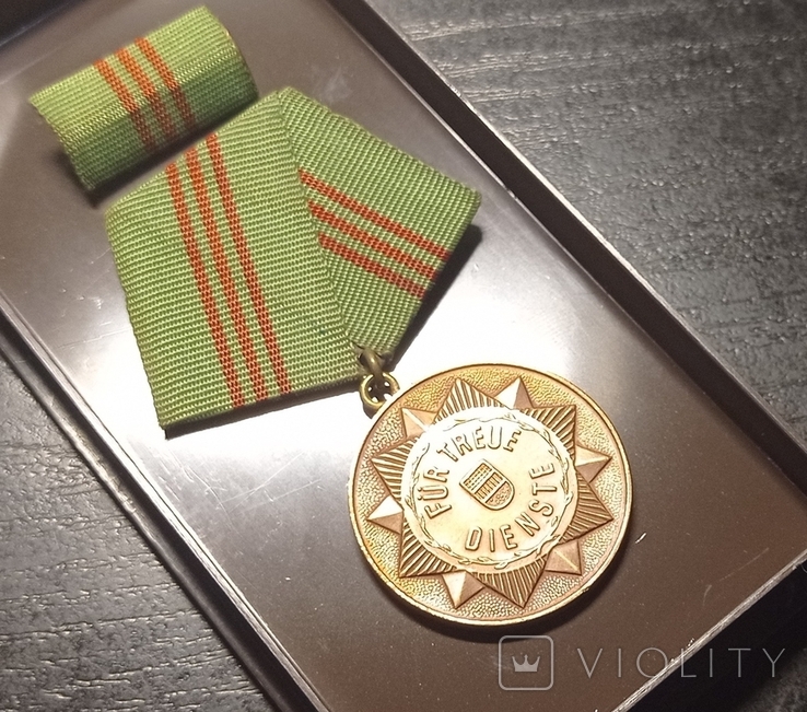 ГДР. Медаль За Верную службу в Полиции