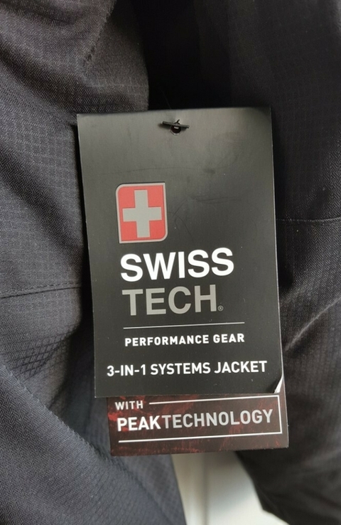 Парка куртка SWISS TECH 3-in-1 syctem jacket 2XL, фото №4