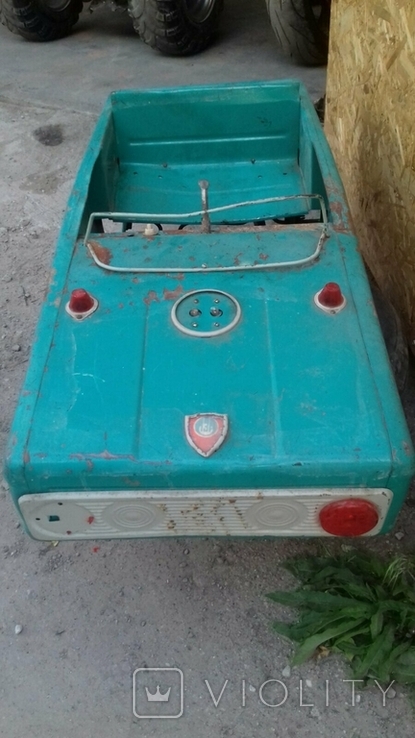 Педальная машина детская Львовянка ДА4М СССР на восстановление, фото №6