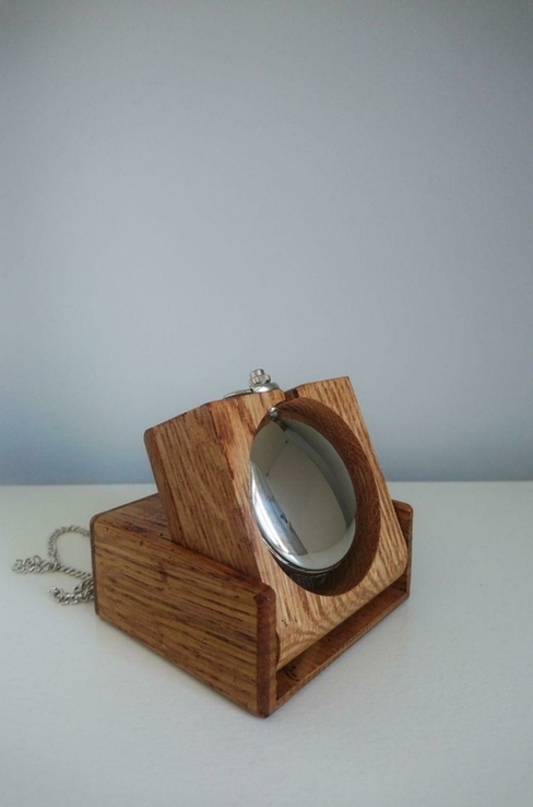 Дерев'яна підставка для кишенькових годинників дисплей тримача кишенькових годинників, photo number 5