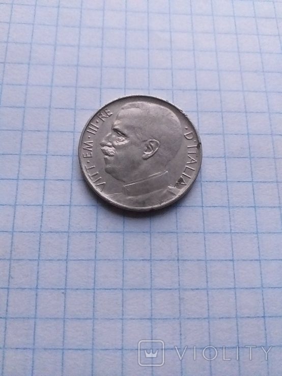 Італія 1921 рiк 50 центесімі.