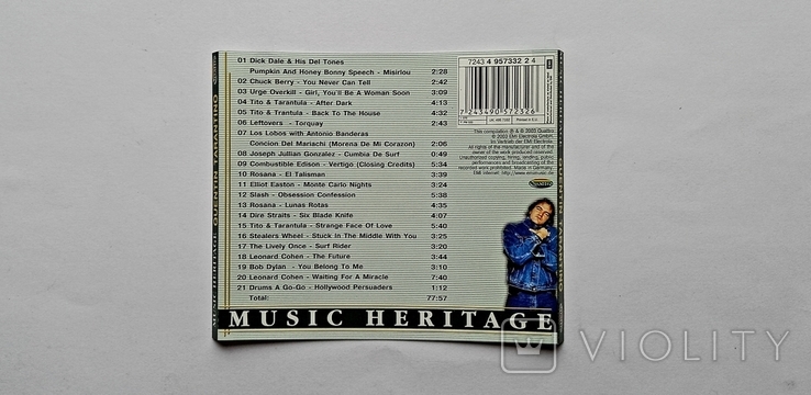 Quentin Tarantino - Music Heritage. Вкладыши от CD., фото №6