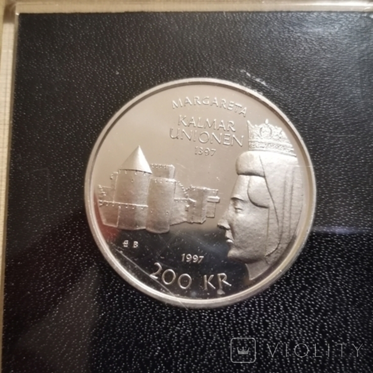 Швеция 200 крон 1997 г., фото №3