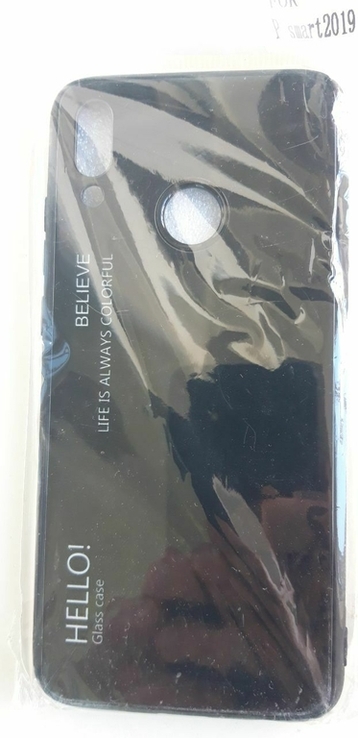 TPU+Glass чехол для Huawei P Smart 2019 черный без резерва, фото №3