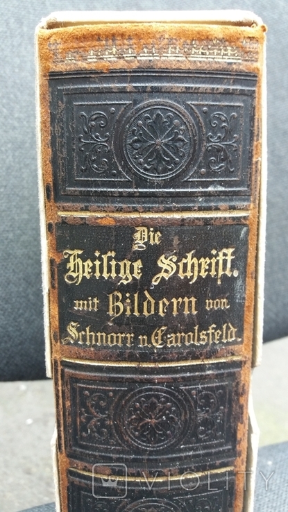 Церковная книга на немецком языке в футляре., фото №3