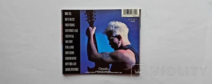 BILLY IDOL SONGS - "Of the Best". Буклет и вкладыш от CD., фото №6