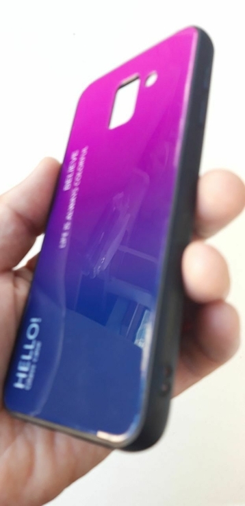 TPU+Glass чехол для Samsung J600 F Galaxy J6 2018 без резерва, photo number 2