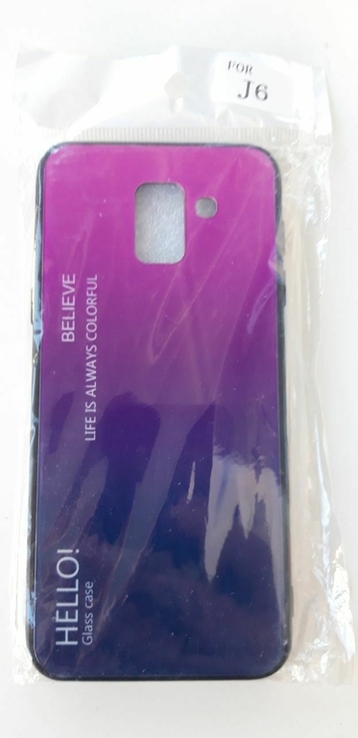 TPU+Glass чехол для Samsung J600 F Galaxy J6 2018 без резерва, фото №4