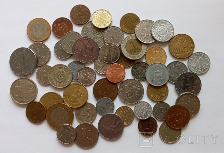 Монеты мира 50 штук, фото №3
