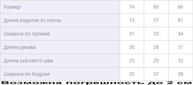 Комбінезон Ромпер білий 74 зріст 1039b74, numer zdjęcia 3