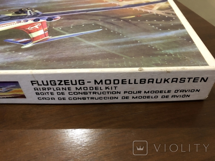 Самолёт ИЛ-62 сборная модель игрушка СССР в упаковке, фото №8