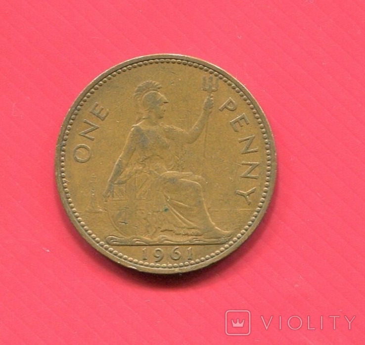 Великобритания 1 пенни 1961
