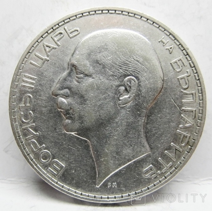Болгария 100 лева 1934г серебро, фото №3