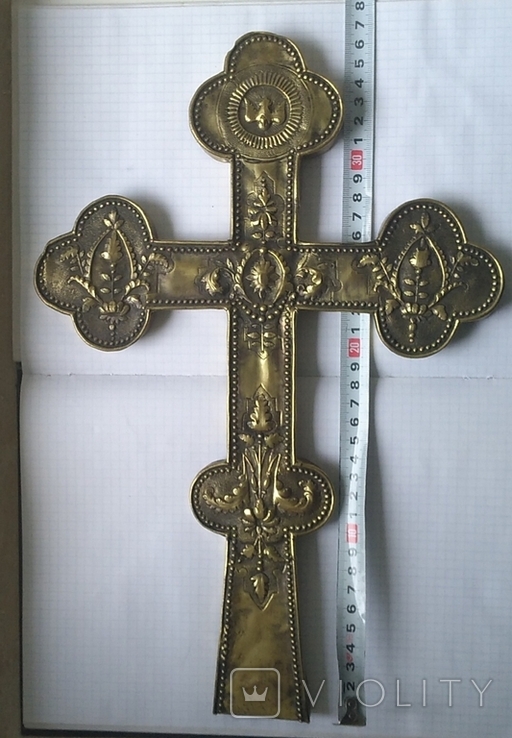 Большой крест. Латунь (бронза), фото №11