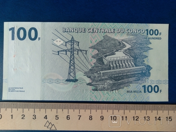 100 франков Конго, фото №3