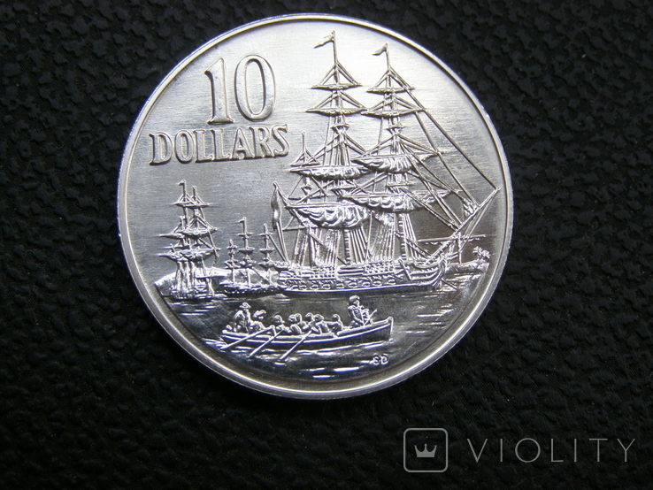10 долларов 1988 г Австралия, фото №3