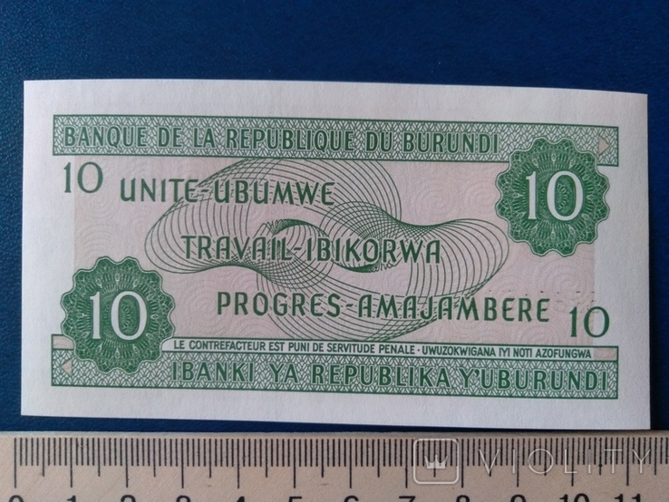 10 франков Бурунди, фото №3