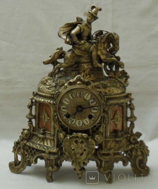 Старые каминные часы с боем., фото №2