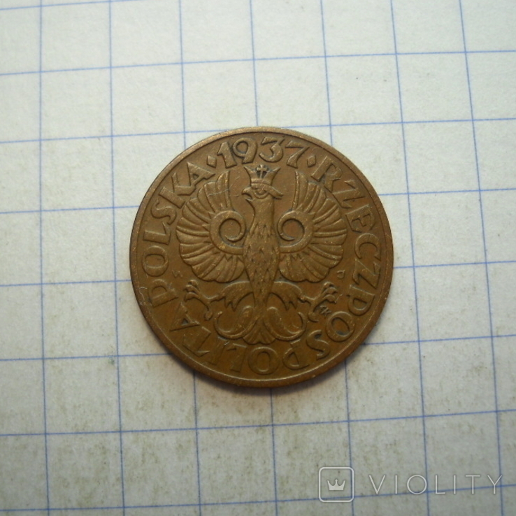Польша, 2 гроша 1937 г.