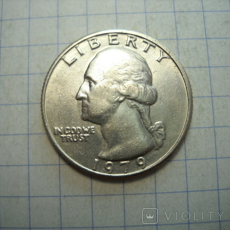 США, 1/4 доллара 1979 г., фото №2