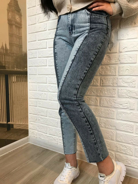 Модные джинсы МОМ.26 р-р., фото №6