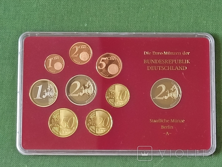 Набір 9 монет Німеччини 2008 р.