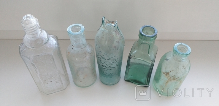 Пляшка братів Мамотових( з утратою)+ аптечні пляшечки, фото №4