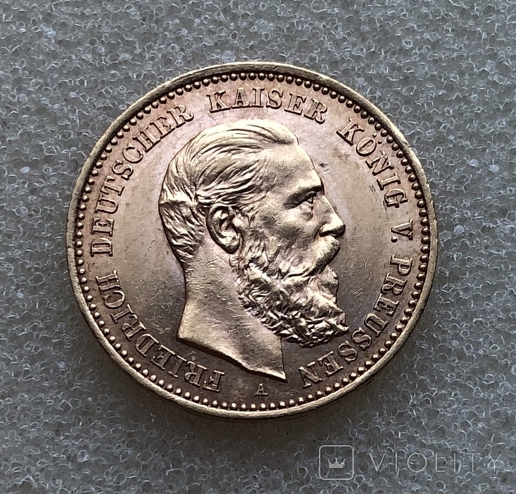 10 марок 1888 года. Пруссия, фото №5
