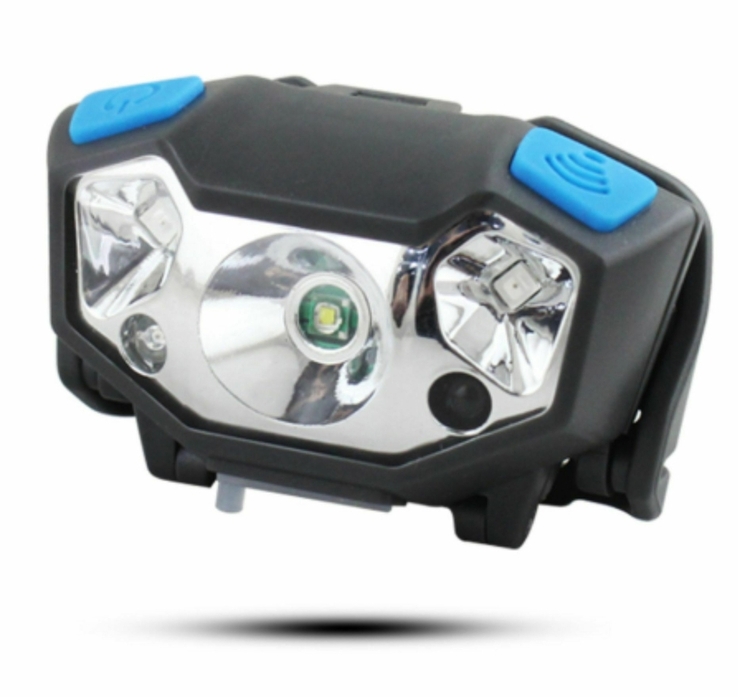 Налобный аккумуляторный фонарь с Датчиком движения, фото №3