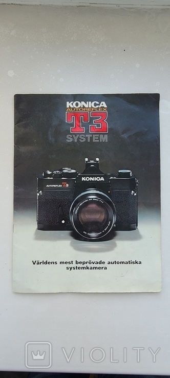 Журнал инструкция к камере Konica autoreflex T3 system