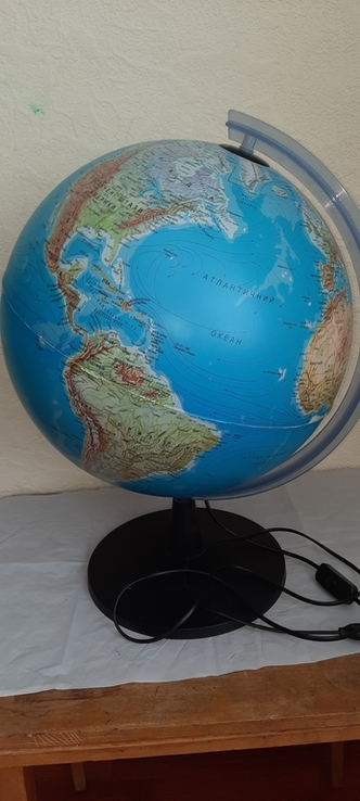 Глобус который был использован внуками для более глубокого знания географии, фото №3