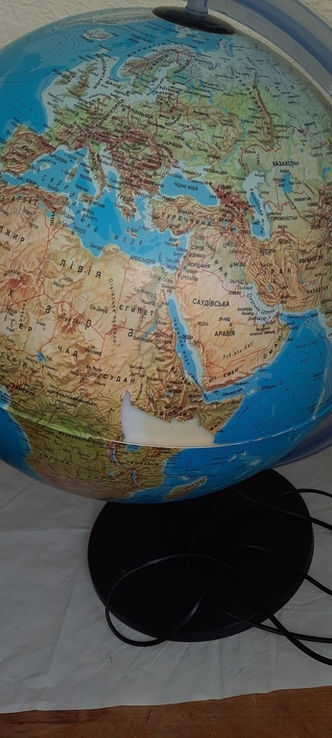 Глобус который был использован внуками для более глубокого знания географии, фото №5