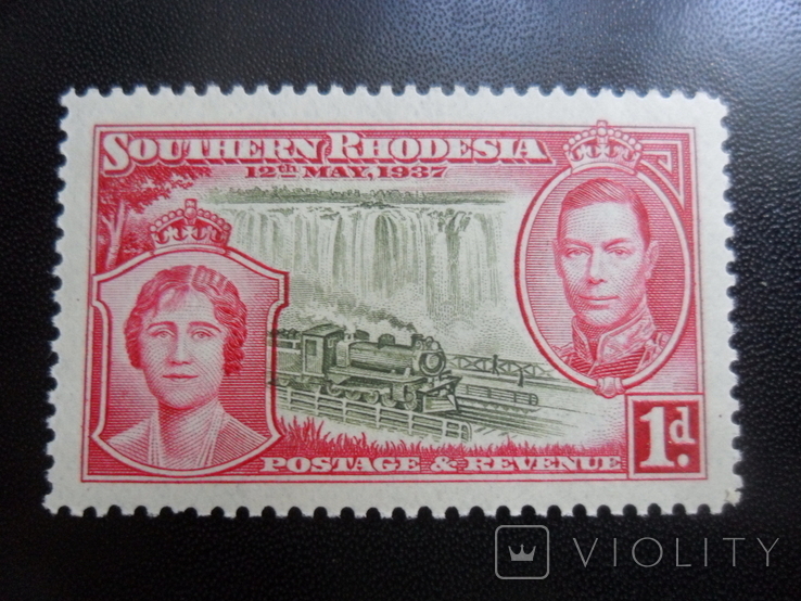 Ж.Д. Транспорт. Южная Родезия. 1937 г. Поезд. MNH