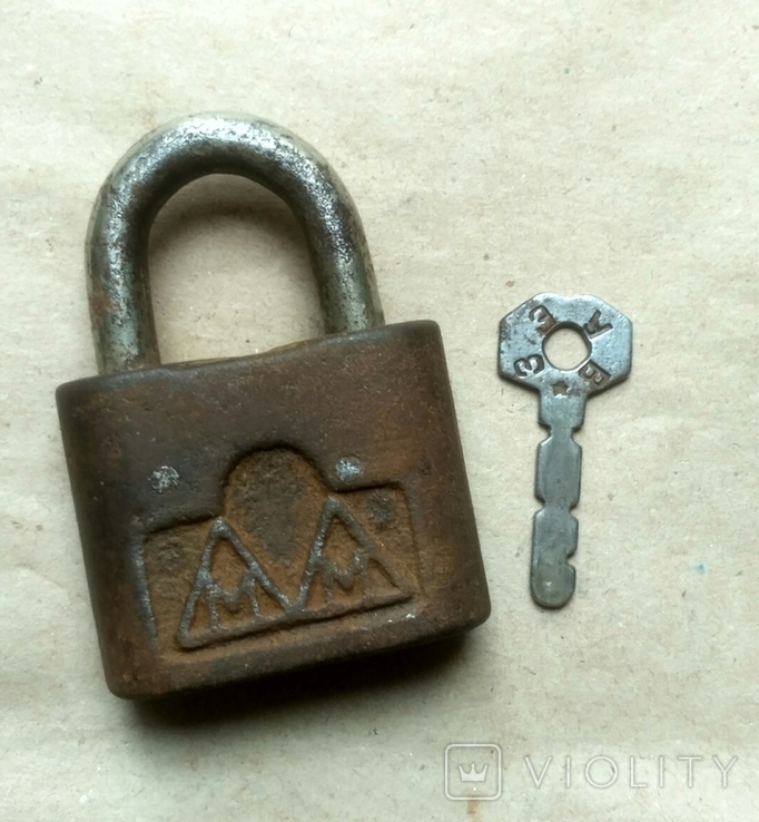 Замок "М М", ключ "ЗЭУВ"., фото №2