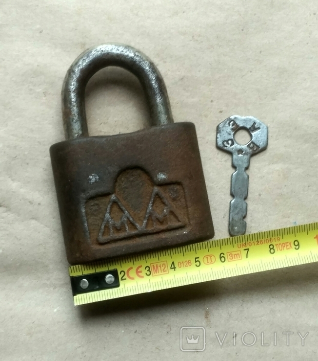 Замок "М М", ключ "ЗЭУВ"., фото №3