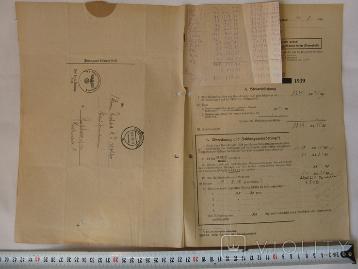 Немецкие документы, пересылка почтой, фото №3