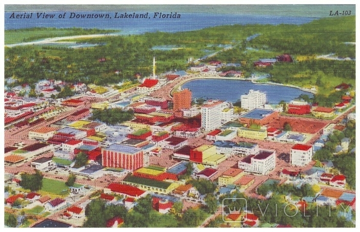 Лэйкленд, штат Флорида - Lakeland, Florida (США, 1930-е годы)