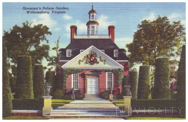 Дворец губернатора в Уильямсбурге, Williamsburg, штат Вирджиния (США, 1930-е годы)