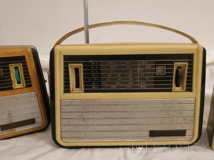 2 винтажных радиоприемники VEF spidola +донор 60е годы, фото №6