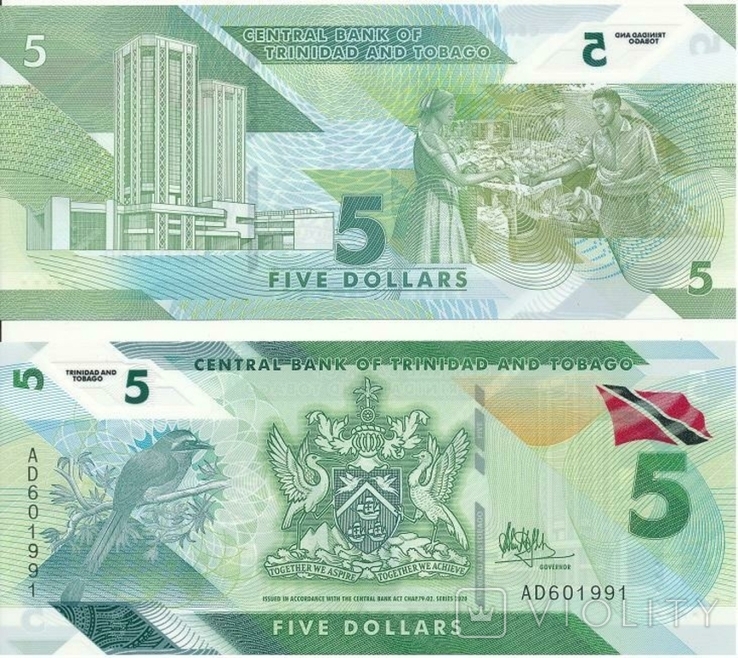 Trinidad Тринидад и Тобаго - 5 Dollars 2020